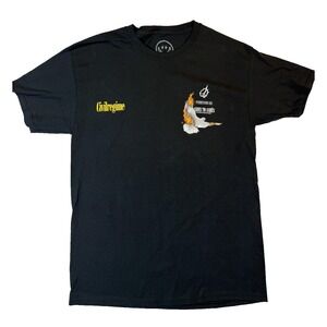 Civil Regime Shirt Mens M Black Los Angeles Dove Globe Graphic Tee Streetwear